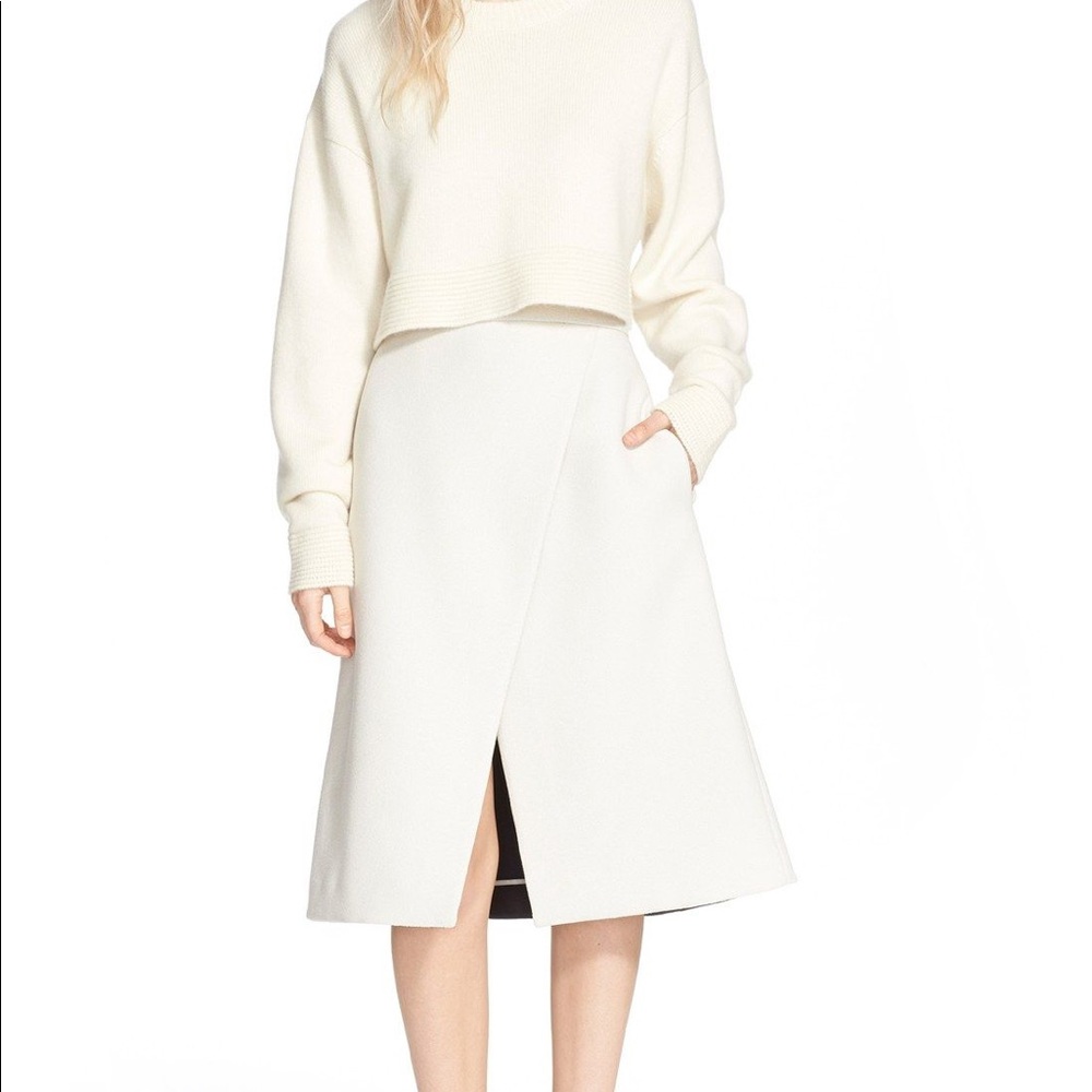 Tibi cashmere crop pullover